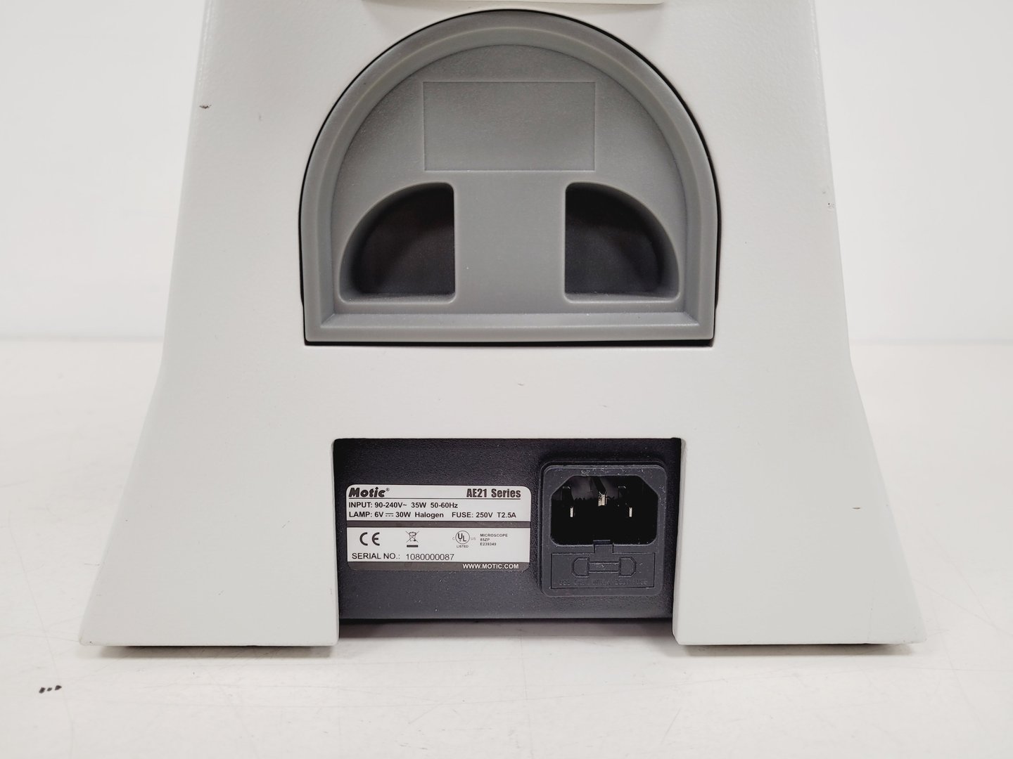 Image of Motic AE21 Series Inverted Trinocular Microscope with 4 x Objectives Lab