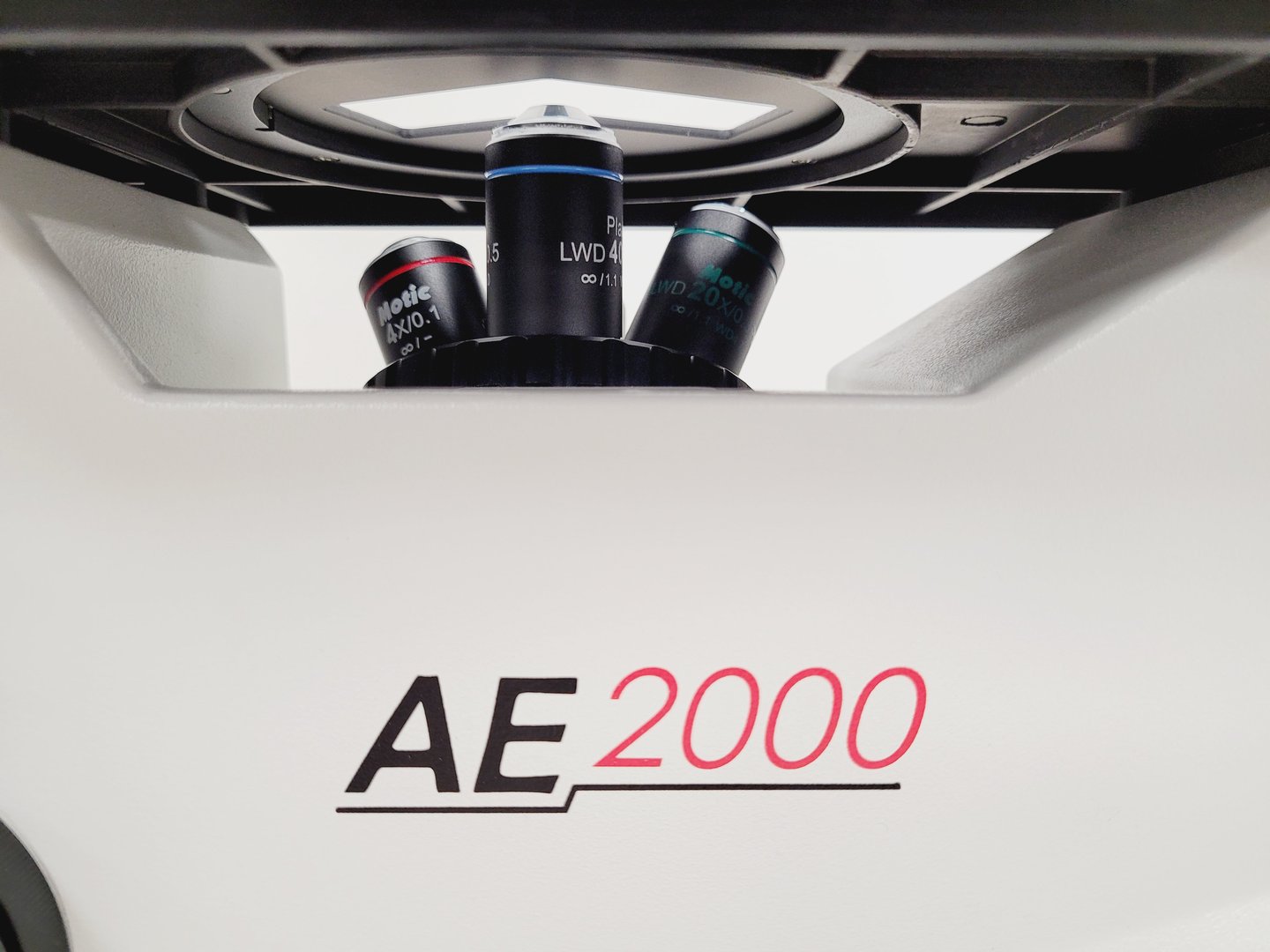 Image of Motic AE2000 Inverted Microscope with 4 x Objectives & 1 x Filter Lab