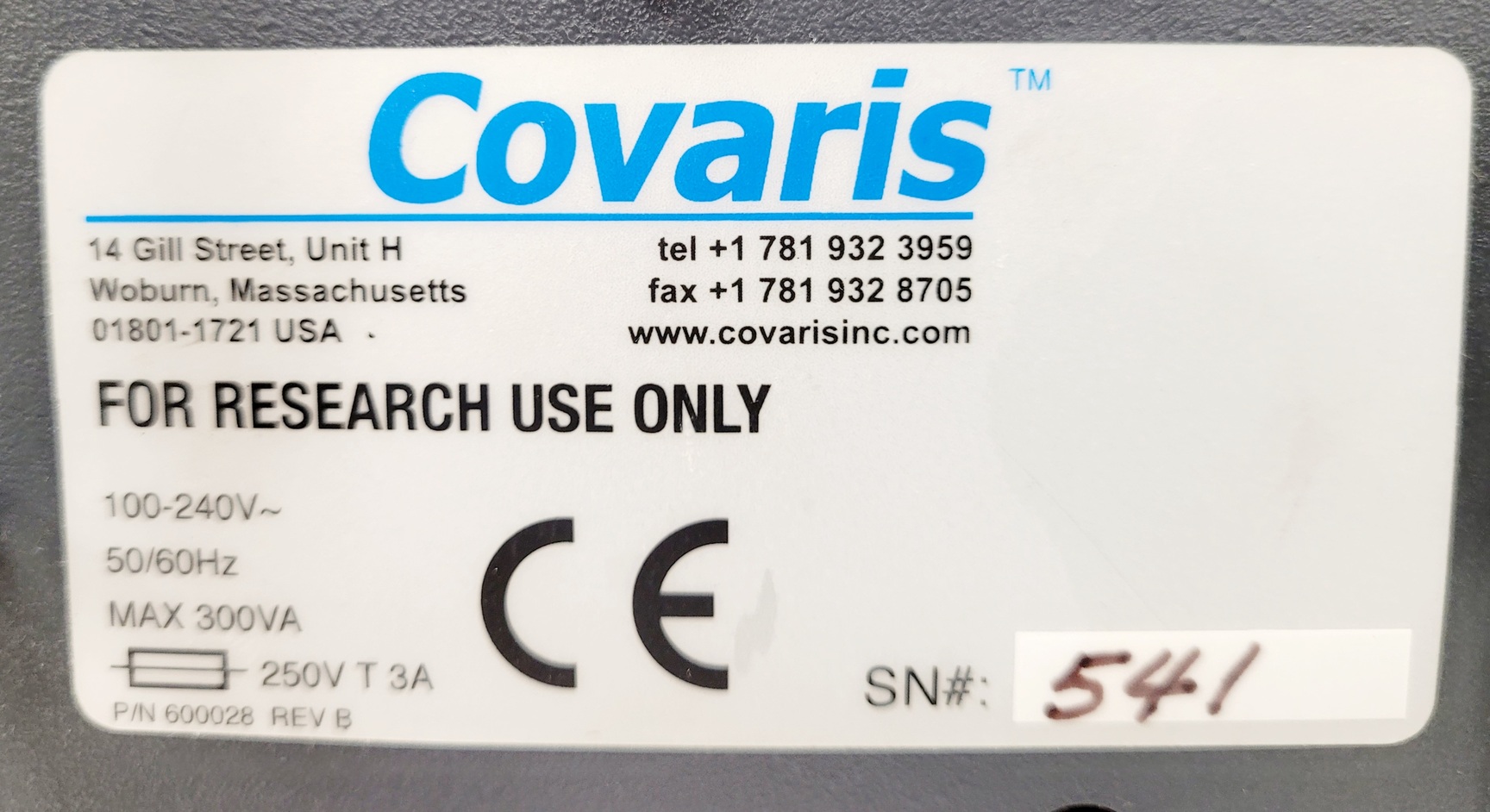 Image of Covaris S2 Focused Ultrasonicator with Grant LTC1 Water Bath Lab