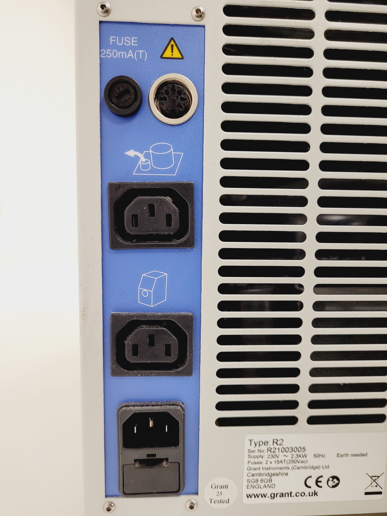 Image of Covaris S2 Focused Ultrasonicator with Grant LTC1 Water Bath Lab