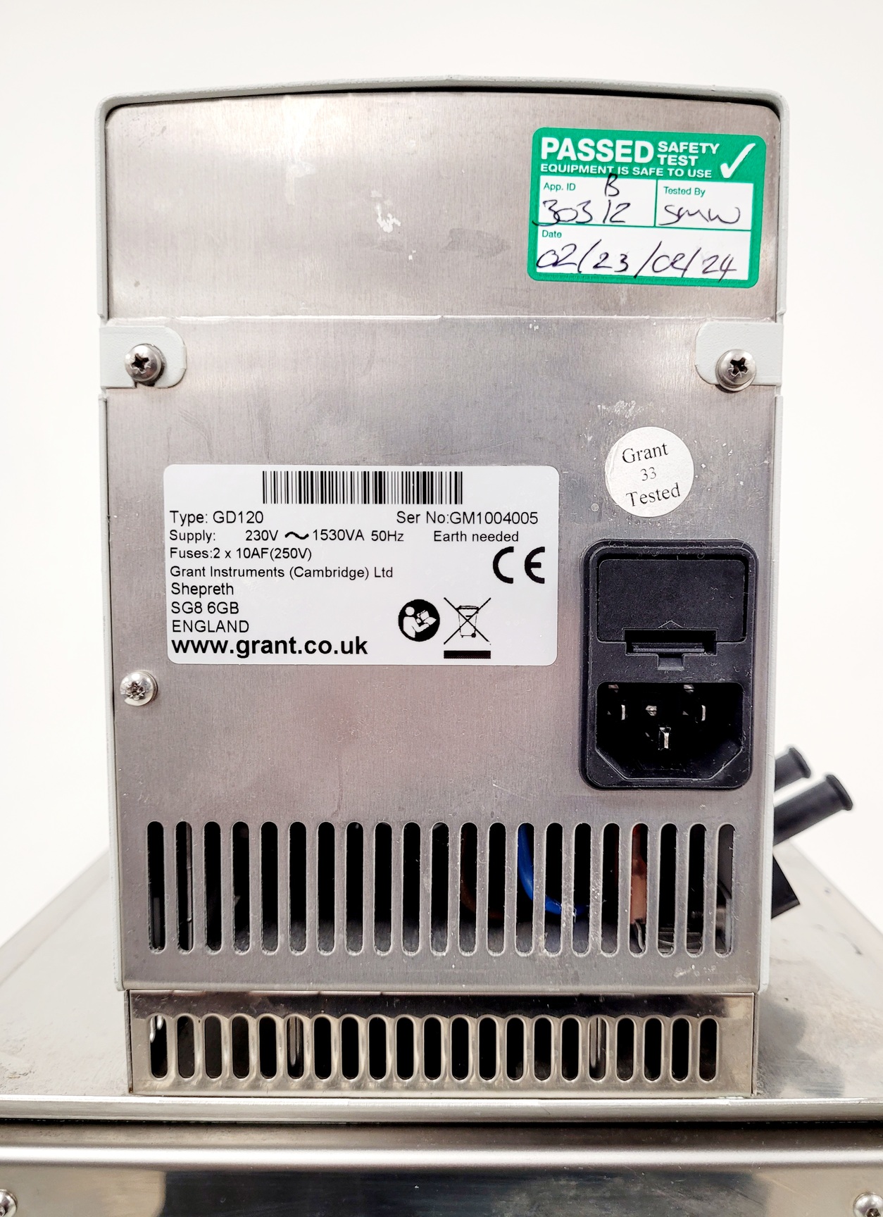 Image of Covaris S2 Focused Ultrasonicator with Grant LTC1 Water Bath Lab