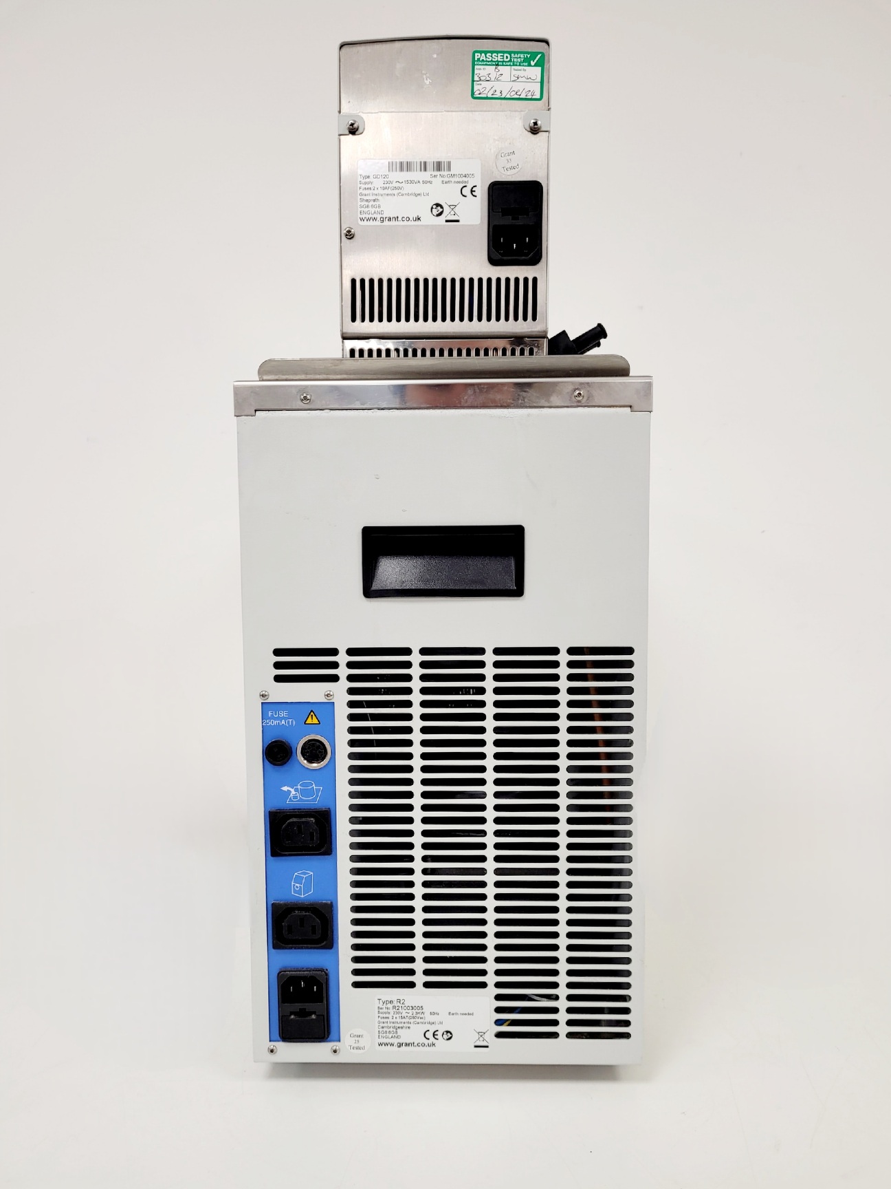 Image of Covaris S2 Focused Ultrasonicator with Grant LTC1 Water Bath Lab