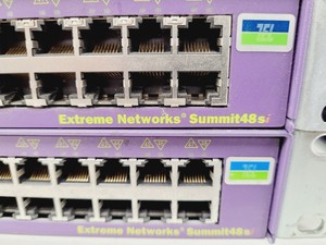 Thumbnail image of 13 x Extreme Network Summit 48Si Fast Port Ethernet Switches 15601 48 Port Lab