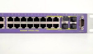 Thumbnail image of 16 x Extreme Network Summit X450e-48p Network Switches 48 Slot Model 16148