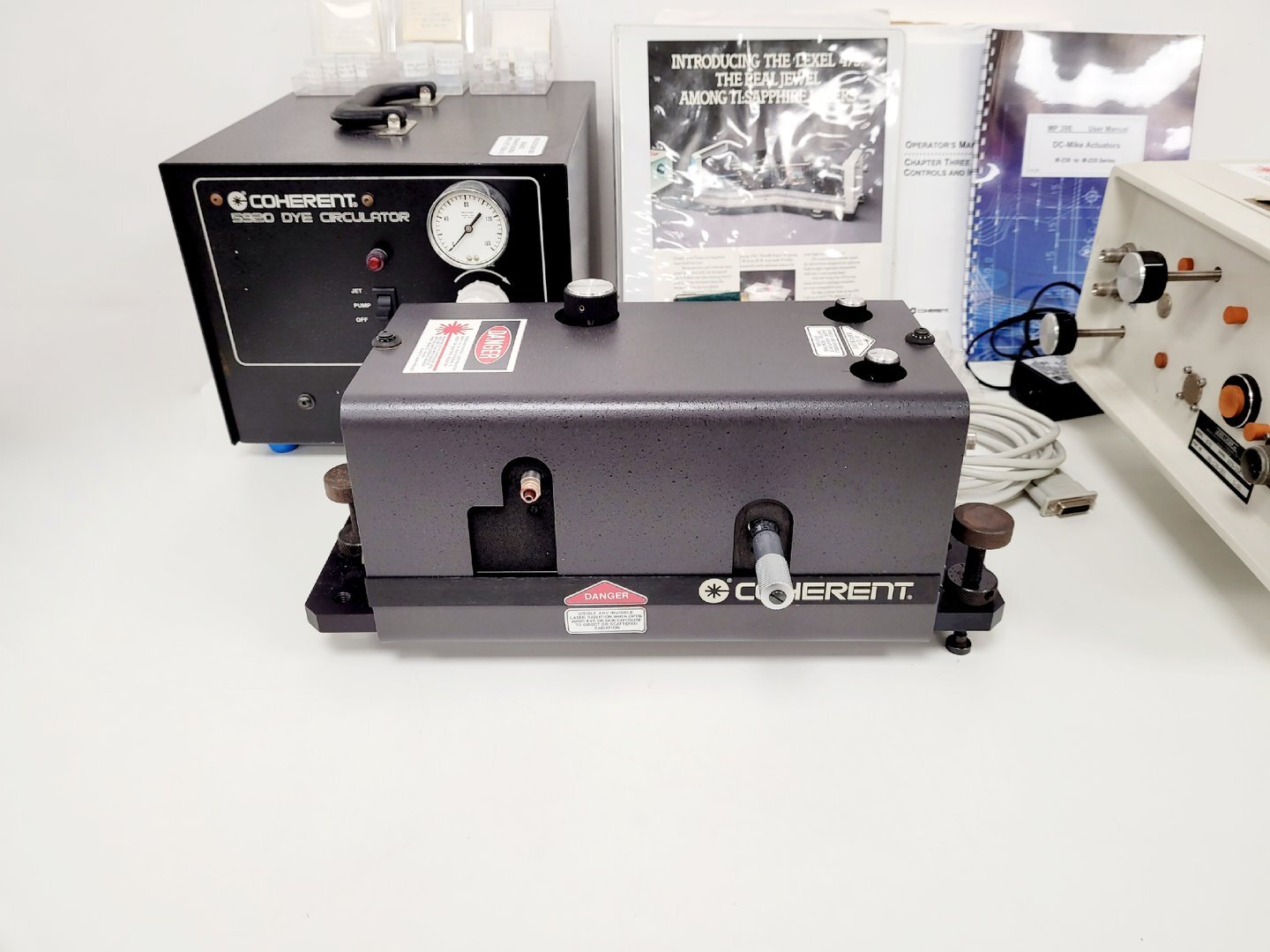 Image of Coherent Model 599 Single Frequency Dye Laser System Lab