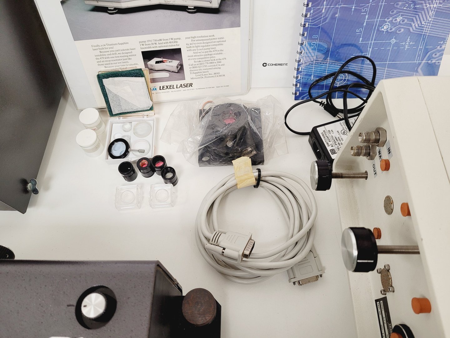 Image of Coherent Model 599 Single Frequency Dye Laser System Lab