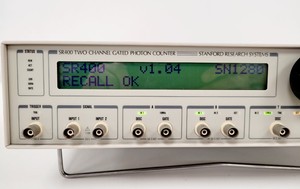 Thumbnail image of Stanford Research Systems SR400 Two Channel Gated Photon Counter Lab