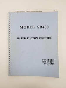 Thumbnail image of Stanford Research Systems SR400 Two Channel Gated Photon Counter Lab