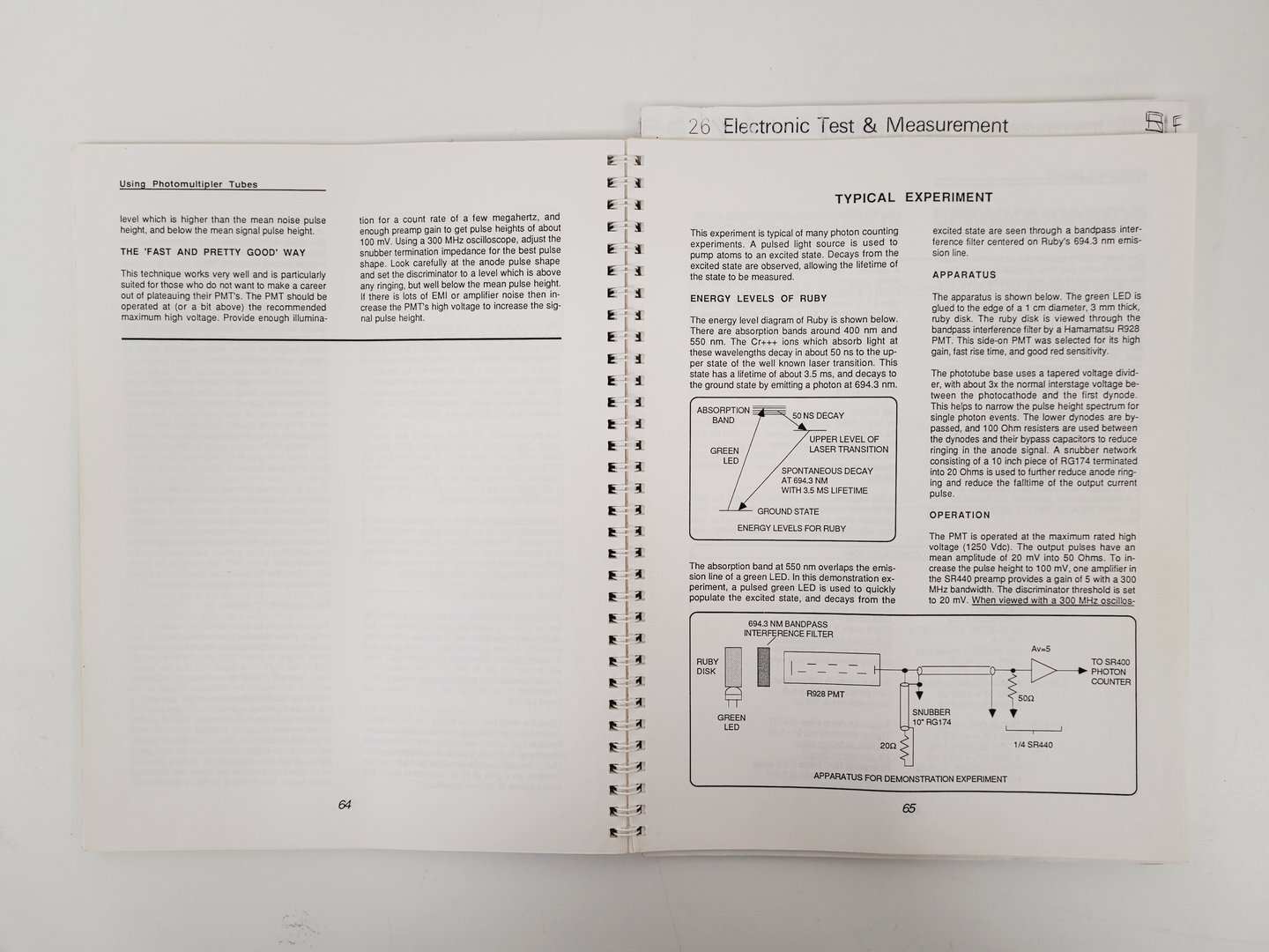 Image of Stanford Research Systems SR400 Two Channel Gated Photon Counter Lab