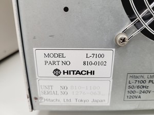 Thumbnail image of Hitachi Lachrom HPLC System - L-7000, L-7200, L-7100, L-7400 Lab Spares/Repairs