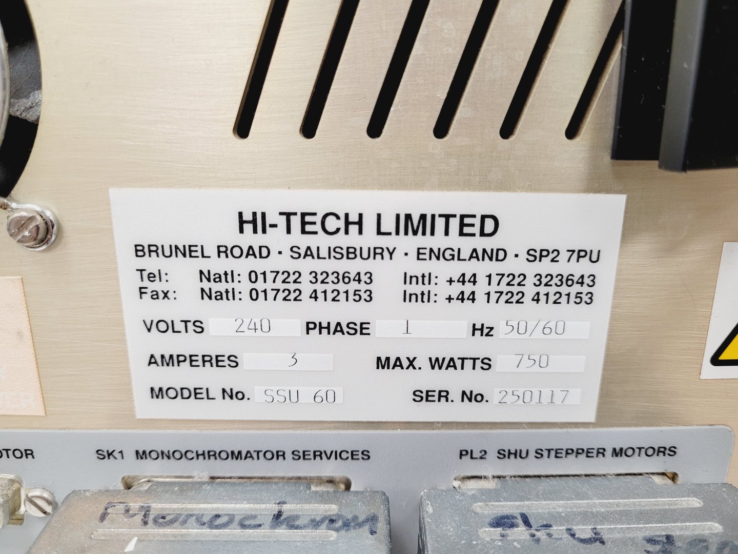 Image of Hi-Tech Scientific M300 Monochromator System - SF-61 DX2,  SSU 60,  CU 61  Lab