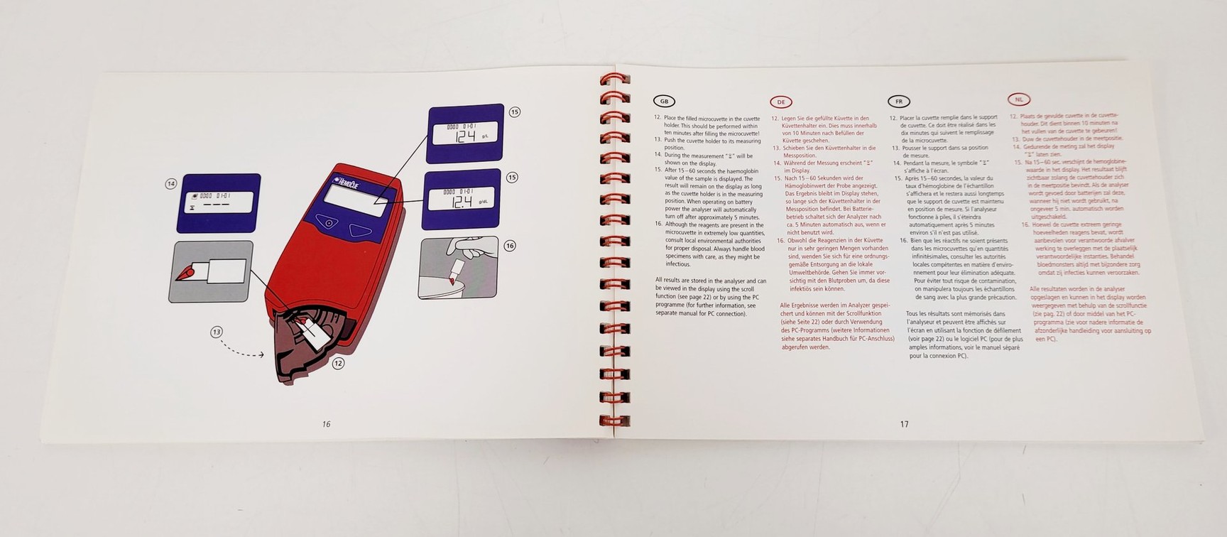 Image of HemoCue Hb 201+ Haemoglobin Analyser with Accessories Lab