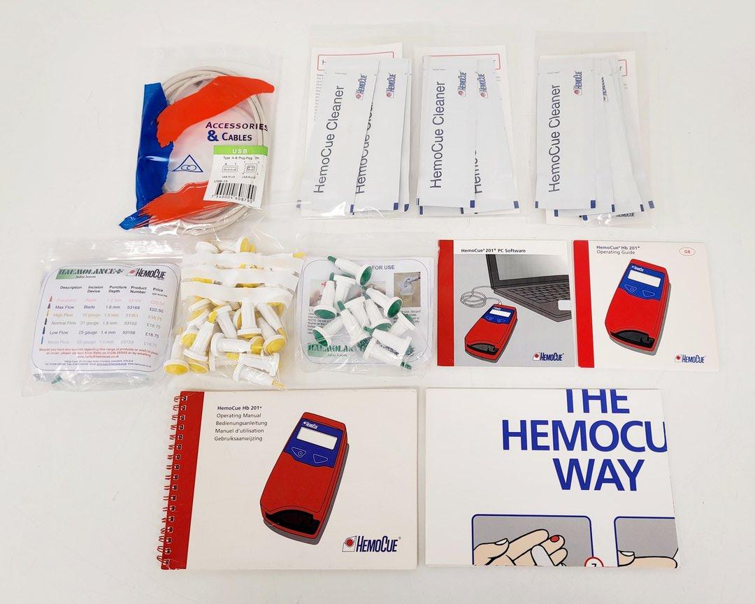 Image of HemoCue Hb 201+ Haemoglobin Analyser with Accessories Lab