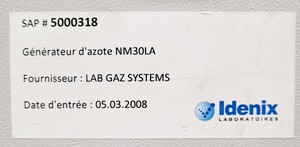Thumbnail image of Peak Scientific NM30LA-MS Nitrogen Generator 