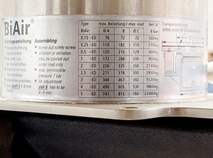 Thumbnail image of Bilz BiAir Laboratory Vibration Isolation Optical Table Lab