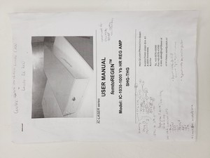 Thumbnail image of High-Q femtoREGEN Class 4 Laser Model IC-1030-1000 Yb HR REG AMP SHG-THG Faulty