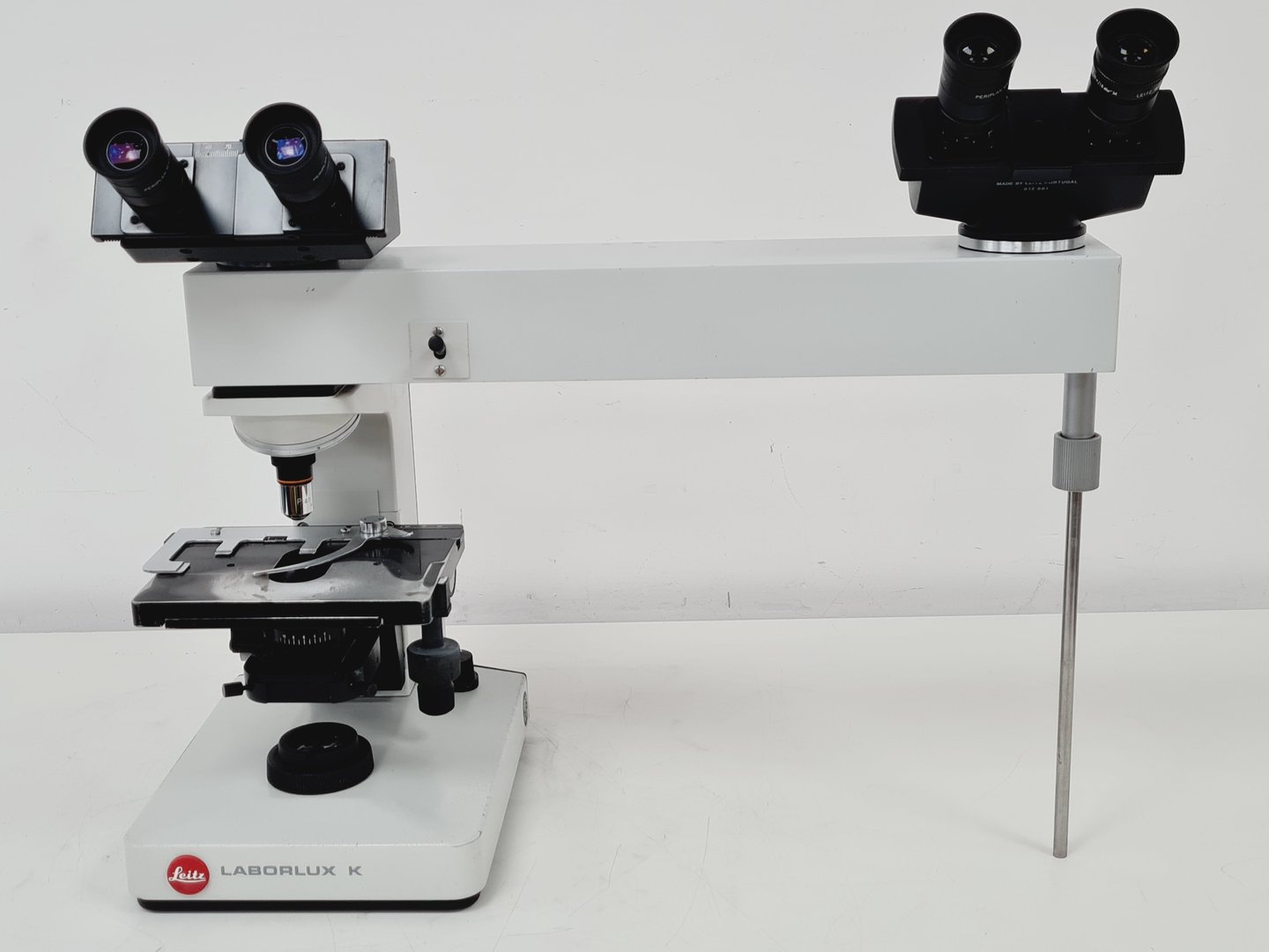 Leitz Laborlux K Binocular Microscope with Teaching Head & 1 x ...
