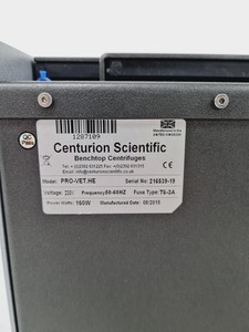 Thumbnail image of Centurion Pro-Vet HE Centrifuge Lab