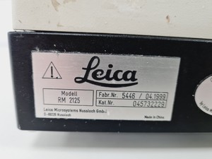 Thumbnail image of Leica RM2125RT Microtome Cat. 045732229 lab