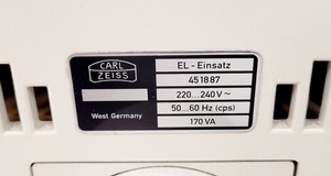 Thumbnail image of Carl Zeiss Axiophot Microscope Part No. 45 18 87 Lab Spares/Repairs