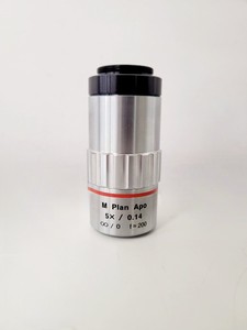 Thumbnail image of MITUTOYO M Plan Apo 5 x /0.14 ∞ / 0 f=200 Microscope Objective Lab