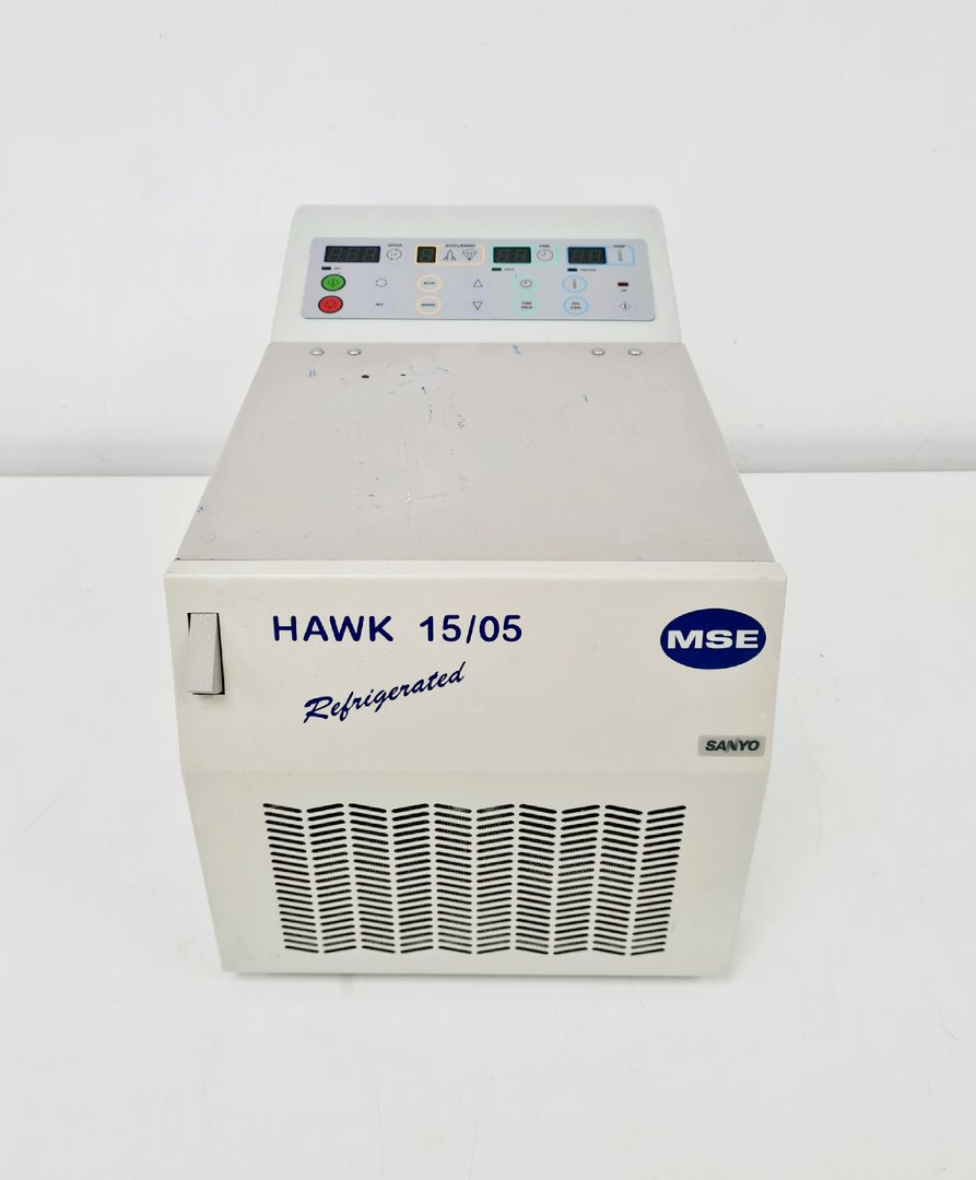 Image of MSE Sanyo HAWK 15/05 Refrigerated Benchtop Centrifuge MSB005.CR1.K Lab