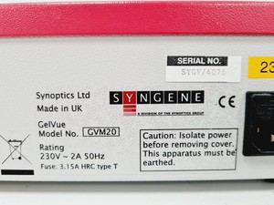 Thumbnail image of Syngene InGenius LHR Gel Doc Imaging System GVM20 SYGV/4076 Lab