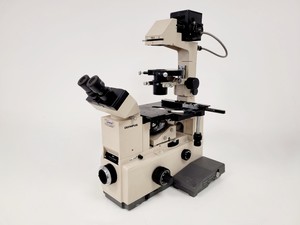 Thumbnail image of Olympus IMT-2 Inverted Research Microscope with 4 x Objectives Lab