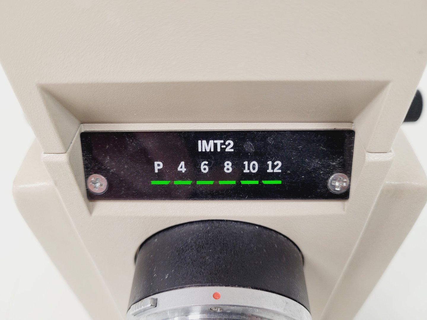 Image of Olympus IMT-2 Inverted Research Microscope with 4 x Objectives Lab
