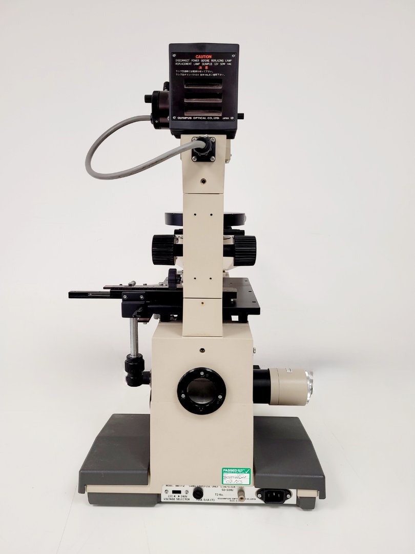 Image of Olympus IMT-2 Inverted Research Microscope with 4 x Objectives Lab