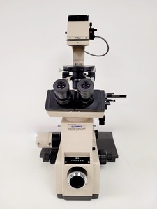 Thumbnail image of Olympus IMT-2 Inverted Research Microscope with 4 x Objectives Lab