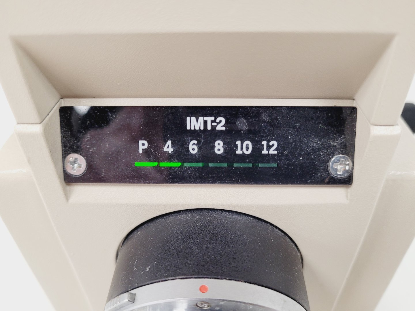 Image of Olympus IMT-2 Inverted Research Microscope with 4 x Objectives Lab