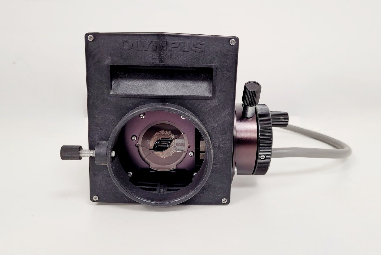 Image of Olympus IMT-2 Inverted Research Microscope with 4 x Objectives Lab