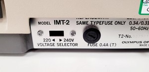 Thumbnail image of Olympus IMT-2 Inverted Research Microscope with 4 x Objectives Lab
