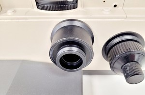 Thumbnail image of Olympus IMT-2 Inverted Research Microscope with 4 x Objectives Lab