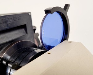 Thumbnail image of Olympus IMT-2 Inverted Research Microscope with 4 x Objectives Lab