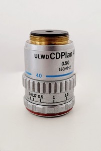 Thumbnail image of Olympus IMT-2 Inverted Research Microscope with 4 x Objectives Lab