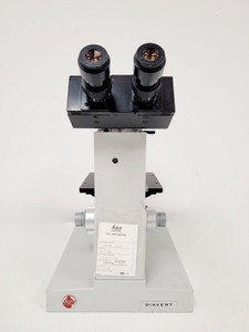 Thumbnail image of Leica Diavert Inverted Microscope w/ 4 x Objectives & 465 Power Supply Lab