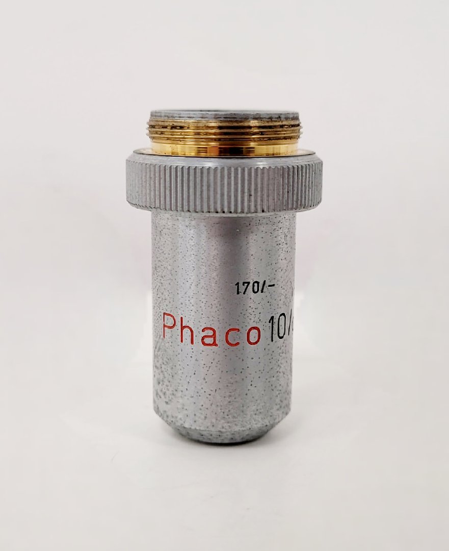 Image of Leica Diavert Inverted Microscope w/ 4 x Objectives & 465 Power Supply Lab