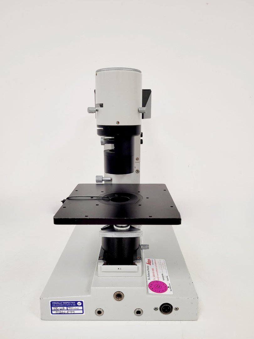 Image of Leica Diavert Inverted Microscope w/ 4 x Objectives & 465 Power Supply Lab