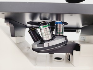 Thumbnail image of Carl Zeiss Axiovert 40 CFL Microscope w/ 3 x Objectives Lab