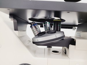 Thumbnail image of Carl Zeiss Axiovert 40 CFL Microscope w/ 3 x Objectives Lab