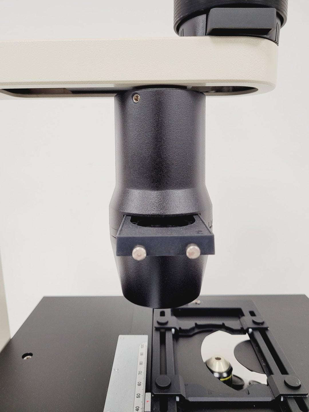 Image of Carl Zeiss Axiovert 40 CFL Microscope w/ 3 x Objectives Lab