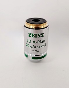 Thumbnail image of Carl Zeiss Axiovert 40 CFL Microscope w/ 3 x Objectives Lab