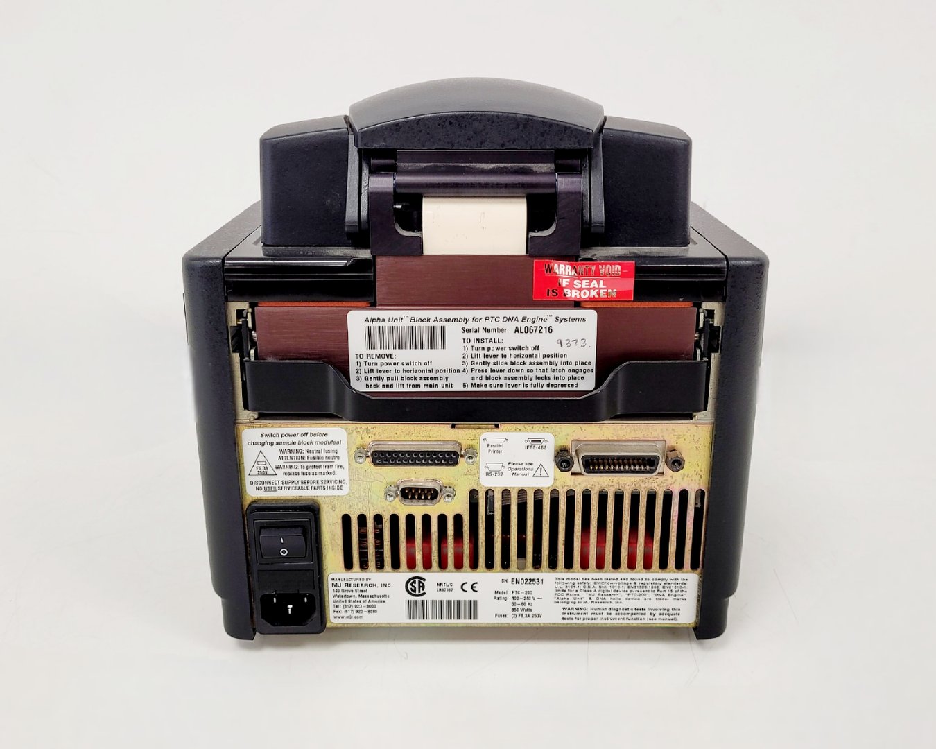 Image of MJ-Research Thermal Cycler PTC-200 96 well x 0.2ml Lab