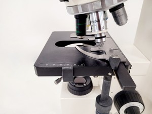 Thumbnail image of Carl Zeiss Axioskop Microscope w/ 5 x Objectives,Eyepieces, Power Supply Lab