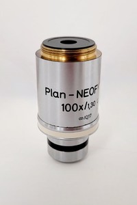 Thumbnail image of Carl Zeiss Axioskop Microscope w/ 5 x Objectives,Eyepieces, Power Supply Lab