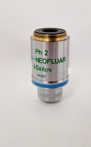 Thumbnail image of Carl Zeiss Axioskop Microscope w/ 5 x Objectives,Eyepieces, Power Supply Lab