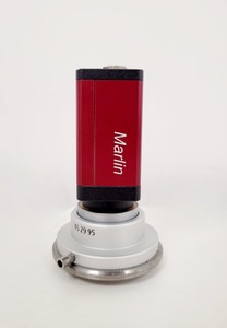 Thumbnail image of Carl Zeiss Axioskop Microscope w/ 5 x Objectives,Eyepieces, Power Supply Lab