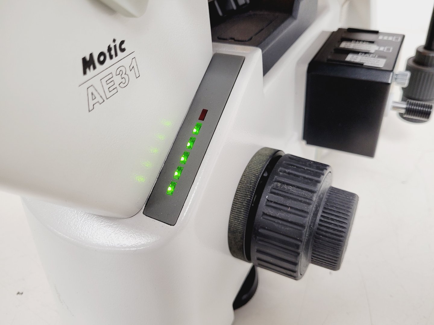 Image of Motic AE31 Series Inverted Microscope & MHG-100B Lamp Power Supply